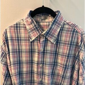 Used Peter Miller size L casual button down.  Good condition.